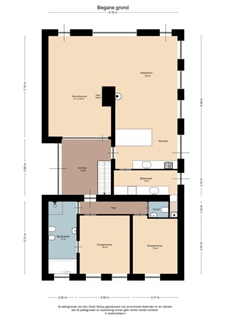 Floorplan - Lingedijk 203, 4163 LK Oosterwijk